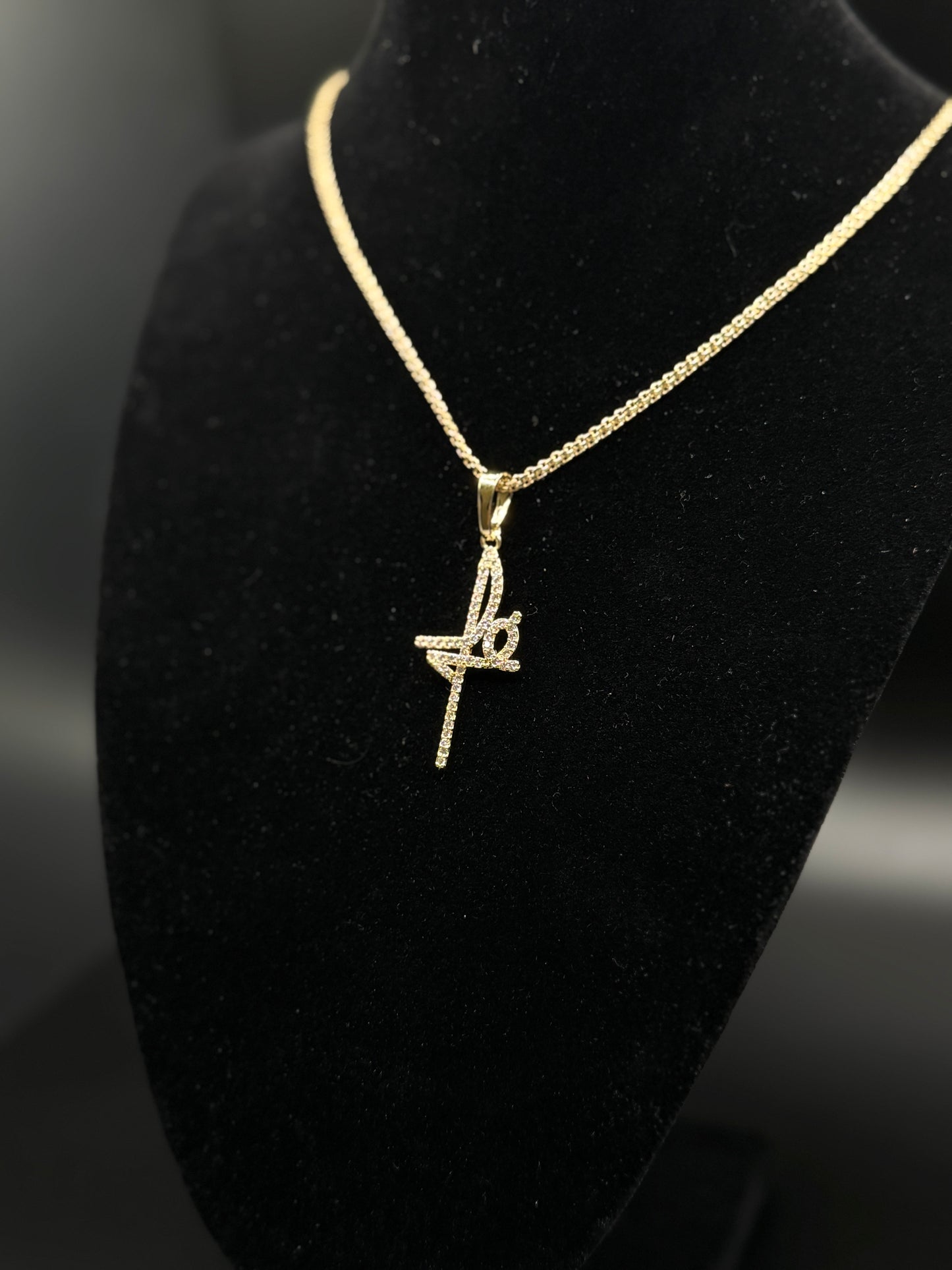 Necklace with “FE” Pendant