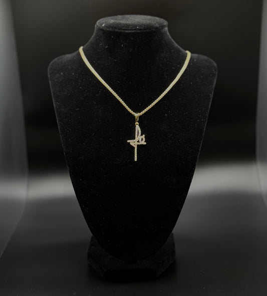 Necklace with “FE” Pendant